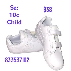 Nike Court Royale (TDV) Sz 10c White Sneaker / Shoe / Infant / Baby NWT